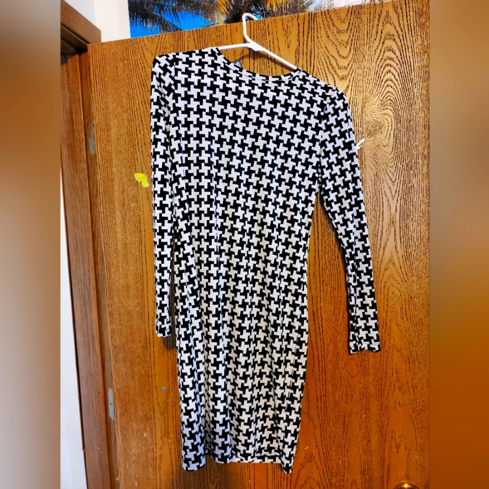Micheal kors houndstooth dress